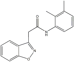 2-(1,2-benzisoxazol-3-yl)-N-(2,3-dimethylphenyl)acetamide Struktur