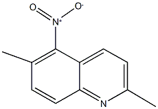 5-nitro-2,6-dimethylquinoline Struktur