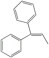 (1-phenyl-1-propenyl)benzene Struktur