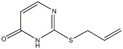 2-(allylsulfanyl)-4(3H)-pyrimidinone Struktur