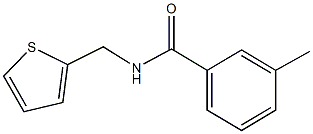 3-methyl-N-(2-thienylmethyl)benzamide Struktur