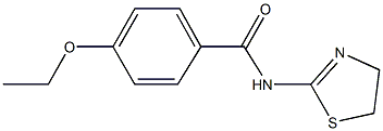 N-(4,5-dihydro-1,3-thiazol-2-yl)-4-ethoxybenzamide Struktur