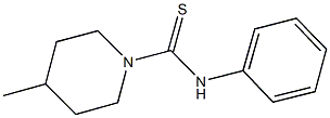 4-methyl-N-phenylpiperidine-1-carbothioamide Struktur