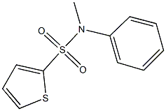 N-methyl-N-phenyl-2-thiophenesulfonamide Struktur