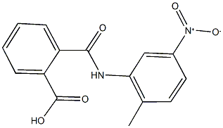 2-({5-nitro-2-methylanilino}carbonyl)benzoic acid Struktur