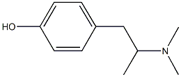 4-[2-(dimethylamino)propyl]phenol Struktur