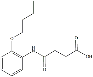 4-(2-butoxyanilino)-4-oxobutanoic acid Struktur