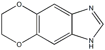 6,7-Dihydro-1H-[1,4]dioxino[2,3-f]benzimidazole Struktur