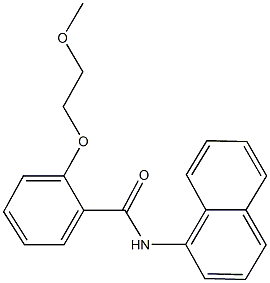 2-(2-methoxyethoxy)-N-(1-naphthyl)benzamide Struktur