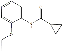 N-(2-ethoxyphenyl)cyclopropanecarboxamide Struktur