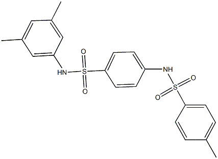 N-{4-[(3,5-dimethylanilino)sulfonyl]phenyl}-4-methylbenzenesulfonamide Struktur