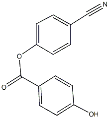 4-cyanophenyl 4-hydroxybenzoate Struktur