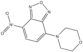 4-nitro-7-(4-morpholinyl)-2,1,3-benzoxadiazole Struktur