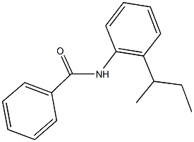 N-(2-sec-butylphenyl)benzamide Struktur