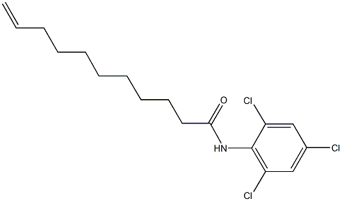 N-(2,4,6-trichlorophenyl)undec-10-enamide Struktur