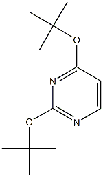 2,4-ditert-butoxypyrimidine Struktur