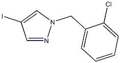 1-(2-chlorobenzyl)-4-iodo-1H-pyrazole Struktur