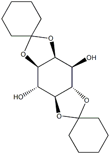 dispiro(cyclohexane-1,3'-{2',4',8',10'-tetraoxatricyclo[7.4.3.0.0~7,11~]dodecane}-9',1''-cyclohexane)-6',12'-diol Struktur