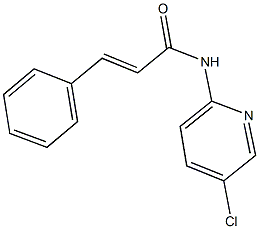 N-(5-chloro-2-pyridinyl)-3-phenylacrylamide Struktur