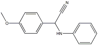 anilino(4-methoxyphenyl)acetonitrile Struktur