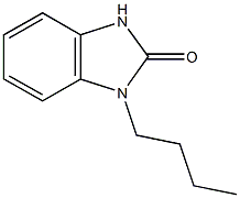 1-butyl-1,3-dihydro-2H-benzimidazol-2-one Struktur