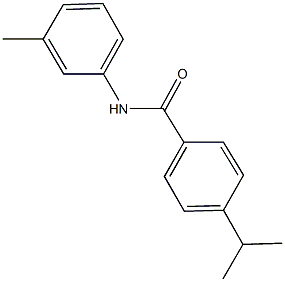 4-isopropyl-N-(3-methylphenyl)benzamide Struktur