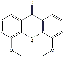 4,5-dimethoxy-9(10H)-acridinone Struktur