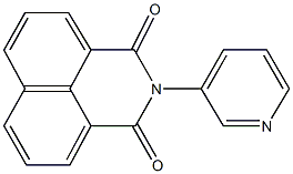 2-(3-pyridinyl)-1H-benzo[de]isoquinoline-1,3(2H)-dione Struktur