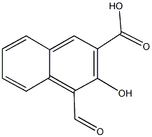 4-formyl-3-hydroxy-2-naphthoic acid Struktur