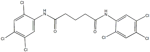 N~1~,N~5~-bis(2,4,5-trichlorophenyl)pentanediamide Struktur