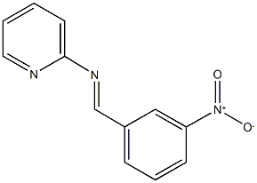 2-({3-nitrobenzylidene}amino)pyridine Struktur