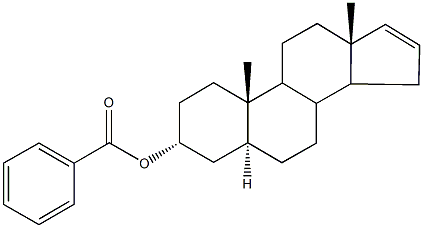 androst-16-en-3-yl benzoate Struktur