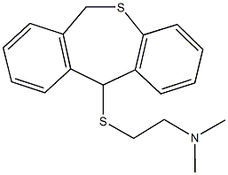 N-[2-(6,11-dihydrodibenzo[b,e]thiepin-11-ylsulfanyl)ethyl]-N,N-dimethylamine Struktur