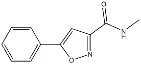 N-Methyl-5-phenyl-3-isoxazolecarboxamide Struktur