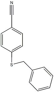 4-(benzylsulfanyl)benzonitrile Struktur