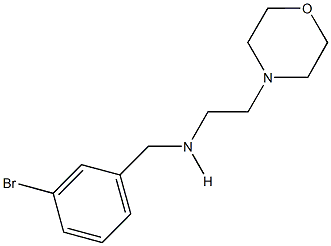 N-(3-bromobenzyl)-N-[2-(4-morpholinyl)ethyl]amine Struktur