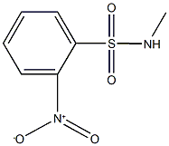 2-nitro-N-methylbenzenesulfonamide Struktur