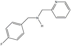 N-(4-fluorobenzyl)-N-(2-pyridinylmethyl)amine Struktur