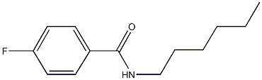 4-fluoro-N-hexylbenzamide Struktur