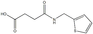 4-oxo-4-[(2-thienylmethyl)amino]butanoic acid Struktur