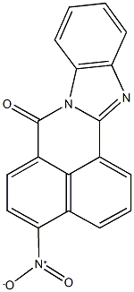 4-nitro-7H-benzimidazo[2,1-a]benzo[de]isoquinolin-7-one Struktur