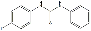 N-(4-iodophenyl)-N'-phenylthiourea Struktur