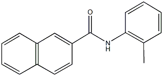 N-(2-methylphenyl)-2-naphthamide Struktur