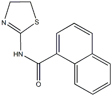 N-(4,5-dihydro-1,3-thiazol-2-yl)-1-naphthamide Struktur