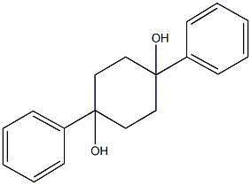 1,4-diphenyl-1,4-cyclohexanediol Struktur