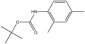 tert-butyl 2,4-dimethylphenylcarbamate Struktur