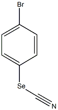 4-bromophenyl selenocyanate Struktur