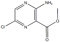 methyl 3-amino-6-chloro-2-pyrazinecarboxylate Struktur