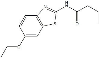 N-(6-ethoxy-1,3-benzothiazol-2-yl)butanamide Struktur