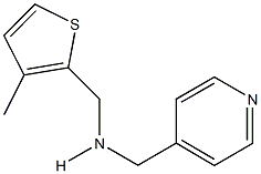 N-[(3-methyl-2-thienyl)methyl]-N-(4-pyridinylmethyl)amine Struktur